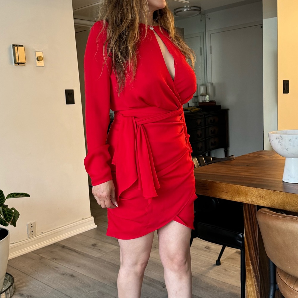Silk Red Dress